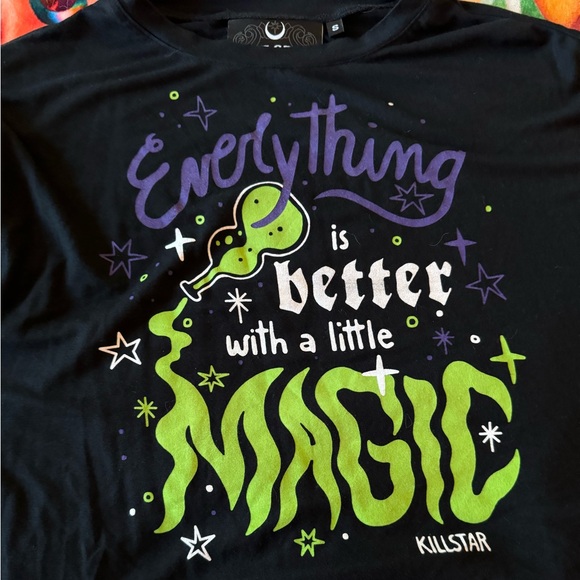 NWOT Killstar Magic Chill Crop Top - Picture 5 of 7